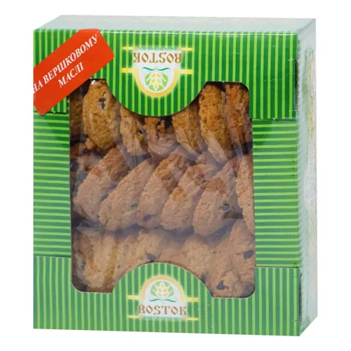 Печиво Rostok Смаколик здобне з шоколадними краплями 400г