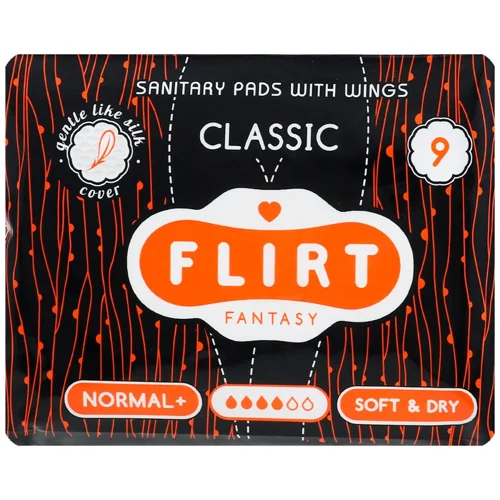 Прокладки гігієнічні Fantasy Flirt Classic Soft&Dry 9шт
