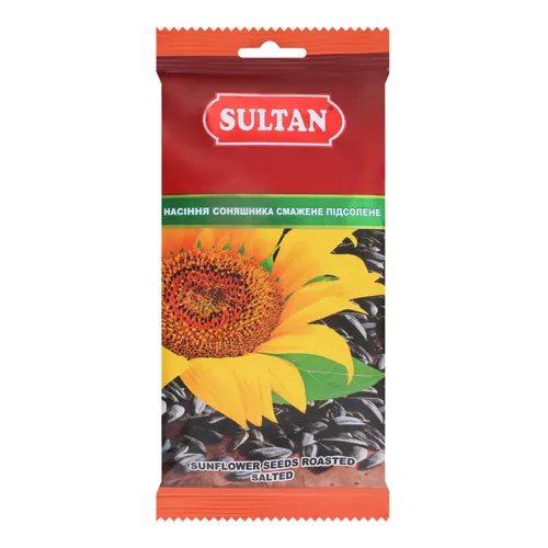 Насіння соняшника смажене підсолене Премиум 120 грам ТМ "Sultan"