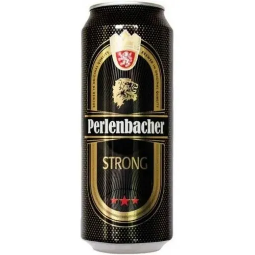 Пиво Perlenbacher Strong, світле, фільтроване, 7,9%, 0,5л