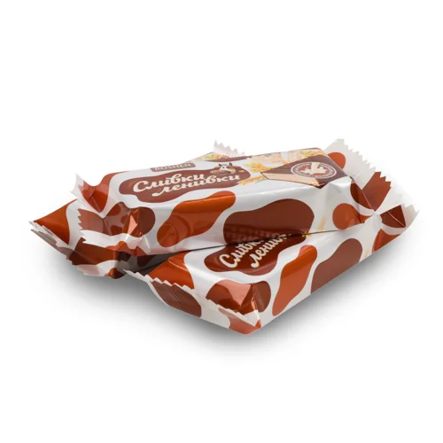 Вафлі Глазуровані З Молочною Начинкою Сливки-Ленивки, кг