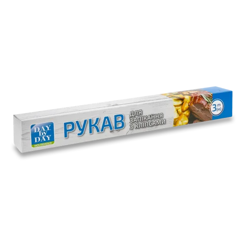 Рукав для Запікання з Кліпсами, 3м, Day by Day, 1шт