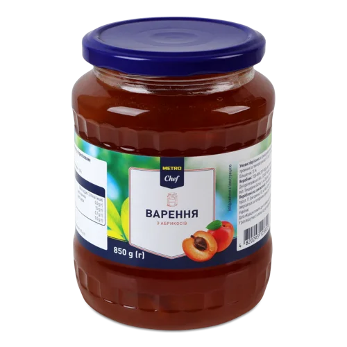 Варення Абрикосове В/с Скляна Банка 850г