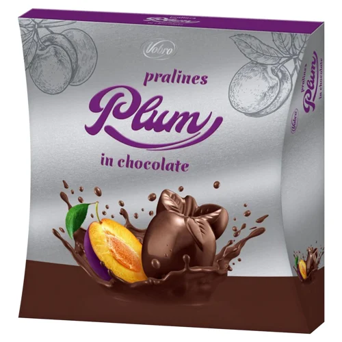 Цукерки Vobro Слива в шоколаді 144г