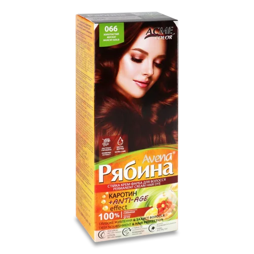 Крем-фарба Для Волосся Avena Рябина №066 Acme Color 1шт