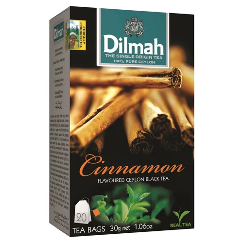 Чай чорний Dilmah кориця в пакетиках 1,5г х 20шт
