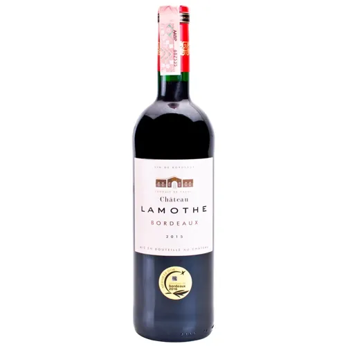 Вино Lamothe Chateau Bordeaux червоне сухе 14% 0,75л