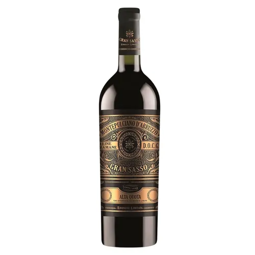 Вино Gran Sasso Montepulciano D'abruzzo Colline Teramane червоне сухе 13,5% 0,75л