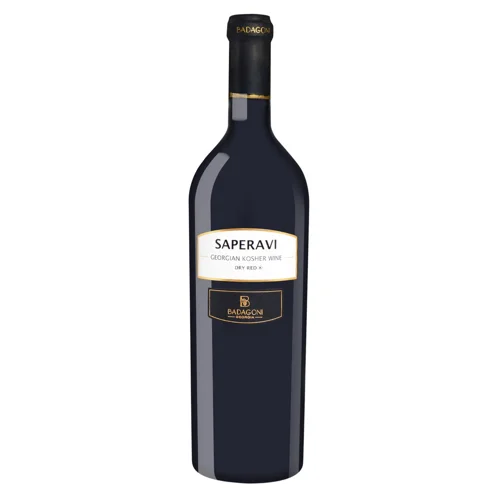 Вино Badagoni Saperavi Kosher червоне сухе 14% 0,75л