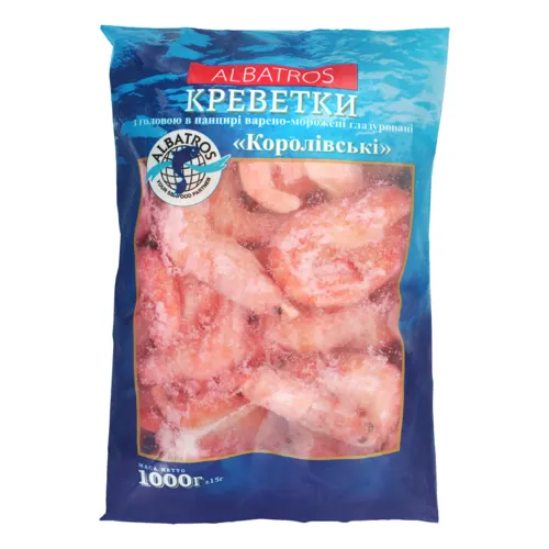 Креветки Королівські 31/40 Albatros з/г в/м м/у 1000г