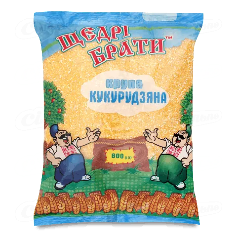 Крупа Щедрі Брати кукурудзяна, 800г