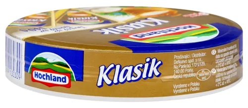 Сир 44% плавлений порційний Вершковий Hochland 140г