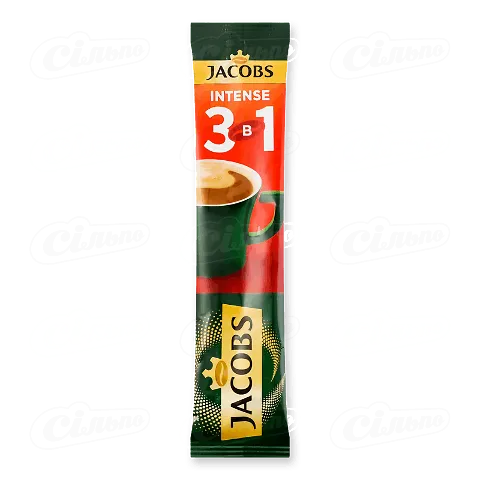 Напій кавовий «Jacobs 3 в 1 Intense», 12г