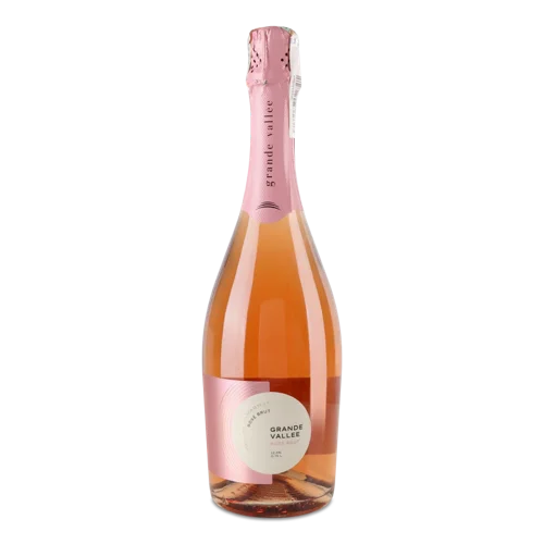 Вино ігристе рожеве брют 0.75л 12.5% Grande Vallee п/пл