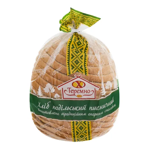 Хліб пшеничний подовий нарізний Подільський Теремно м/у 0.7кг