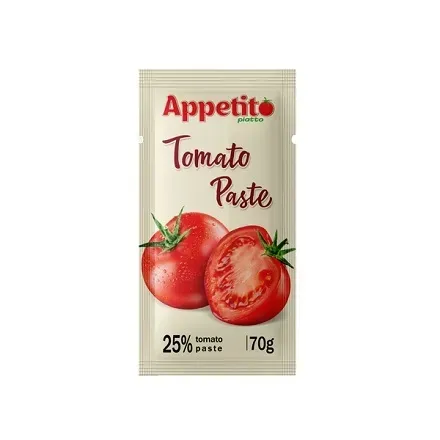 Томатна паста 70г Appetito piatto 25% сошет