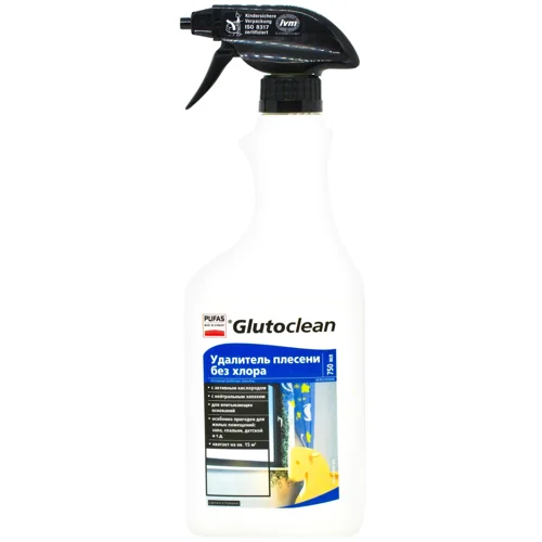 Засіб чистячий Glutoclean для видалення плісняви без хлору 750мл
