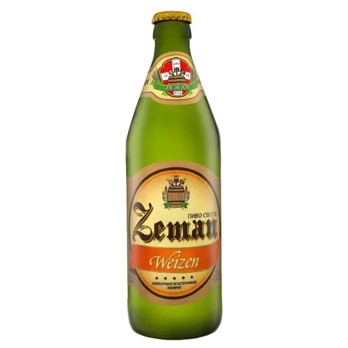 Пиво Земан Weizen світле 5% 0,5л