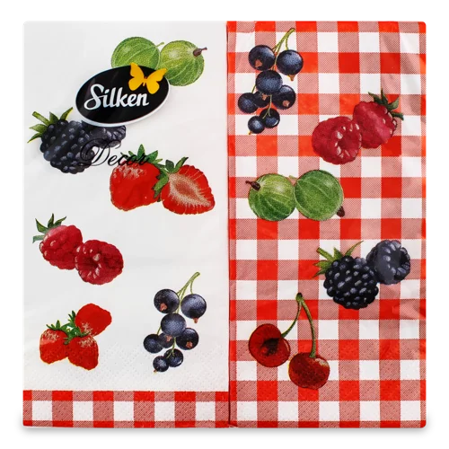 Паперові Серветки 33х33см №NSD15333206 Silken 20шт