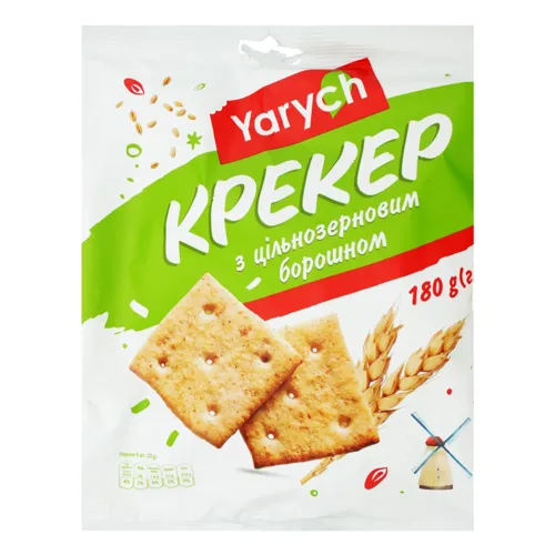 Крекер Yarych цільнозерновий