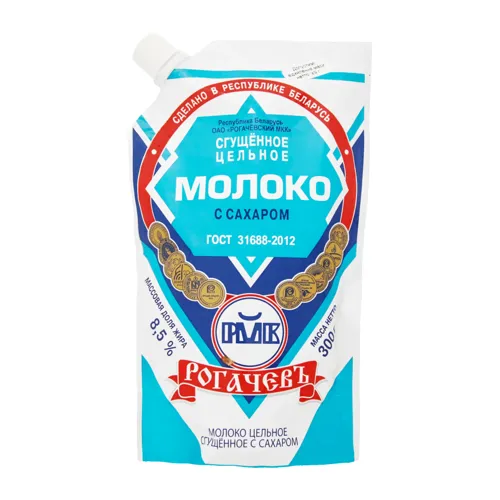 Молоко цільн. згущене з цукром 8,5 % дой пак 300г
