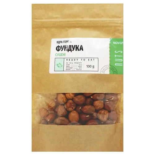 Ядра горіха фундука Novus сушені 100г