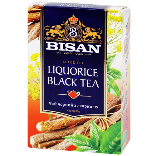 Чай чорний Bisan Liquorice 80г