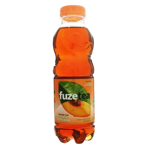 Напій безалкогольний негазований Чорний чай зі смаком персика Fuzetea п/пл 500мл