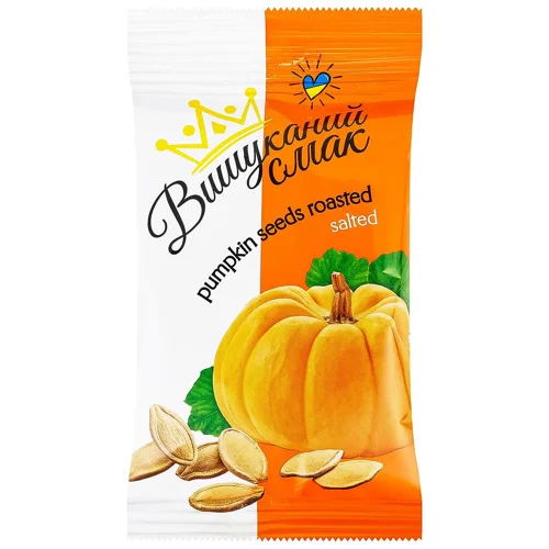 Насіння гарбуза Вишуканий смак смажене нелущене 50г