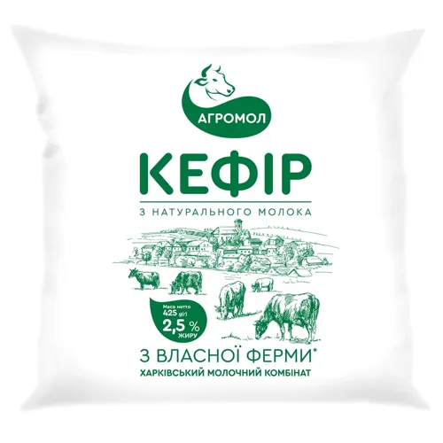 Кефір Агромол 2,5% 425г