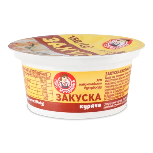Закуска Вищого Ґатунку 50% Куряча Пані Хуторянка, 150г