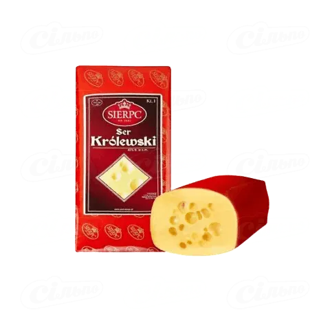 Сир Sierpc Королівський копчений коров'яче молоко 45%, 135г