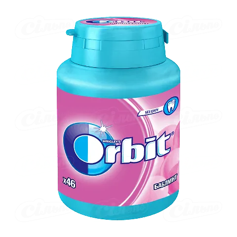 Гумка жувальна Orbit Баблмінт, 64г
