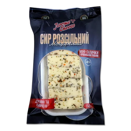 Сир 45% Розсільний Міні-Палички З Прованськими Травами Моцарелла Jerome Cheese, в/ґ, 150г