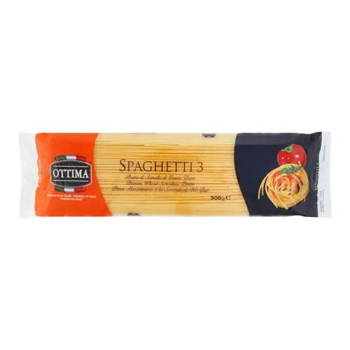 Паста італійська з твердих сортів пшениці Spaghetti 3 Ottima м/у 500г