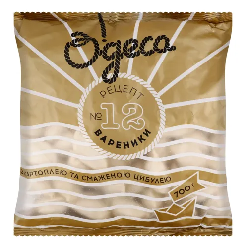 Вареники з картоплею та смаженою цибулею Рецепт №12 О!деса м/у 700г