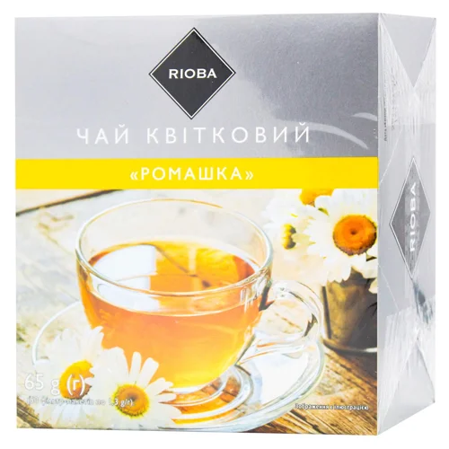 Чай квітковий Rioba Ромашка 1,3г*50шт