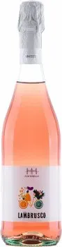 Вино ігристе Pontebello Lambrusco I.G.T. рожеве солодке 0.75л 8%