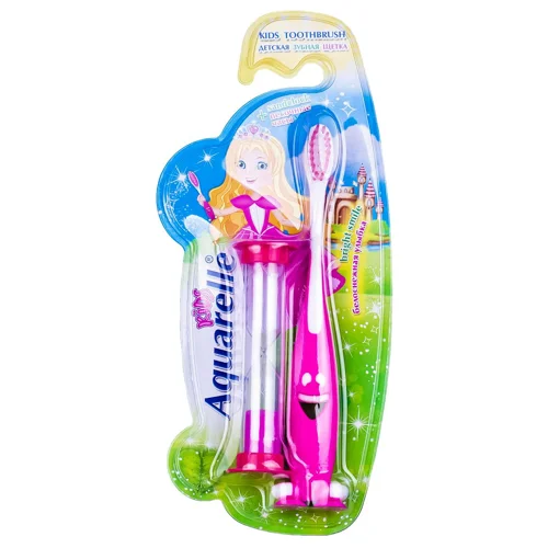 Зубна щітка Aquarelle Kids з пісочним годинником