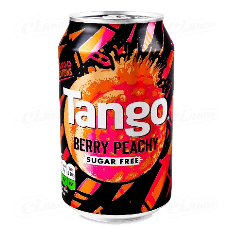 Напій безалкогольний газований Tango SF Berry Peachy, 0,33л