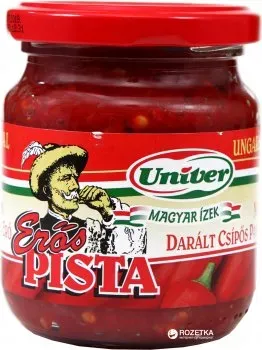 Соус Univer Erős Pista Перец острый рубленый 200г