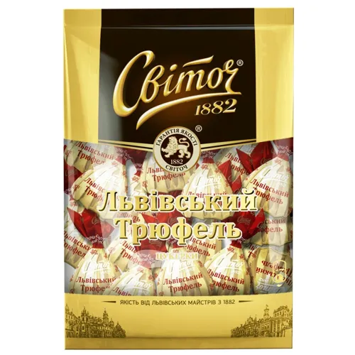 Цукерки СВІТОЧ® Львівський Трюфель 196г