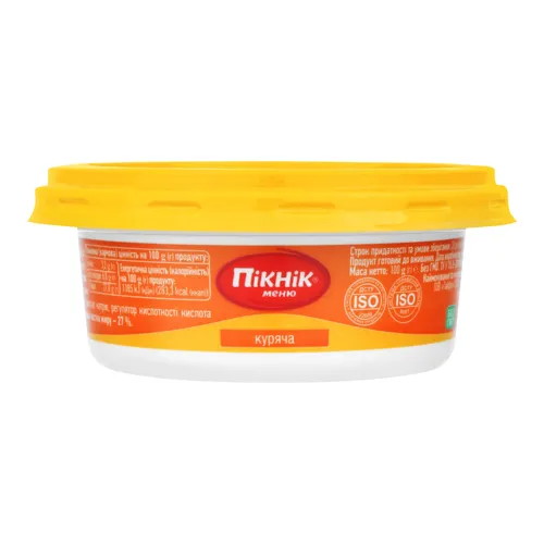 Закуска для бутербродів куряча Пікнік меню ст 100г