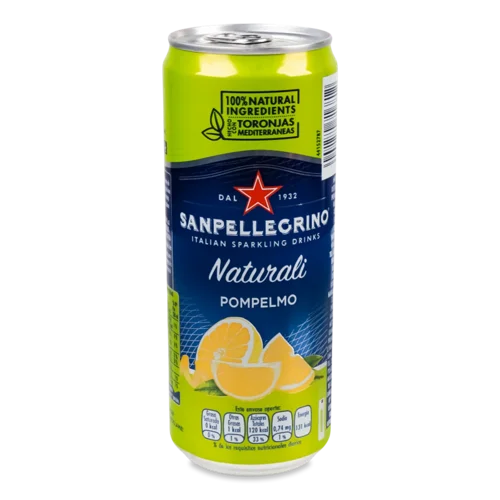Напій соковий Sanpellegrino Pompelmo газований з/б