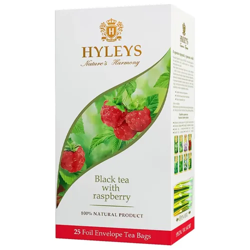 Чай чорний Hyleys з малиною 1,5г*25шт