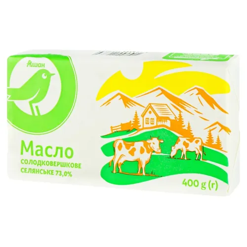 АШАН GB/Масло селянське 400г