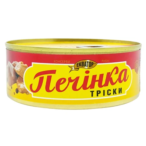 Печінка тріски Екватор №3 230г