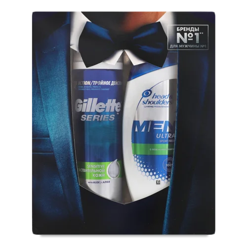 Шампунь Sport Fresh Head&Shoulders 200мл + Піна для Гоління Алое Series Gillette 250мл