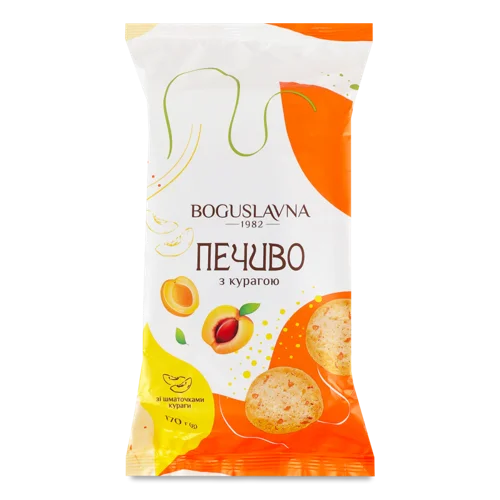 Печиво Здобне З Курагою Богуславна, В/ґ, 170г