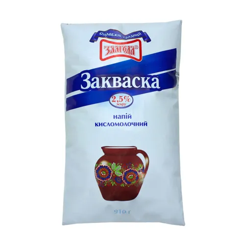 Закваска 2.5% Злагода м/у 910г